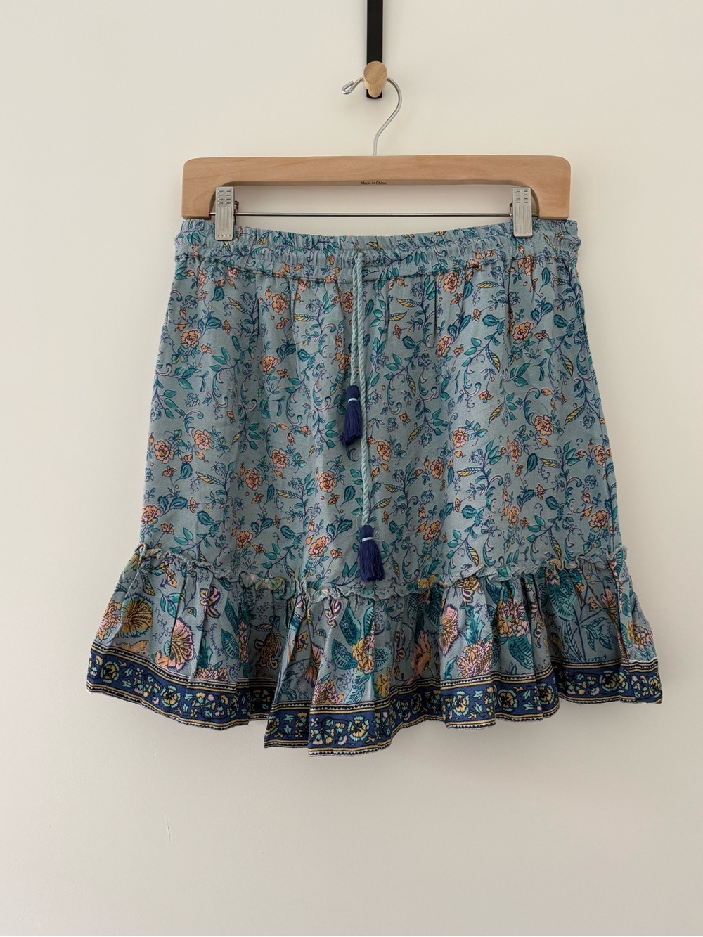 FLORAL BOHO MINI SKIRT